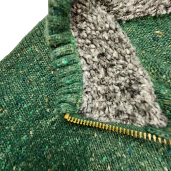 Lands’ End Wool Blend Sweater XXL Forest Green - Picture 3 of 14